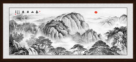 江山如画泰山图