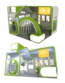 36平展台3d模型
