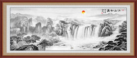 水墨山水画