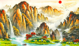 国画山水