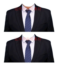 男西装证件照衣服素材