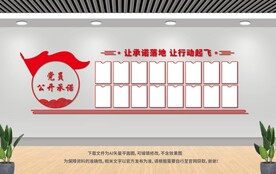 党员公开承诺