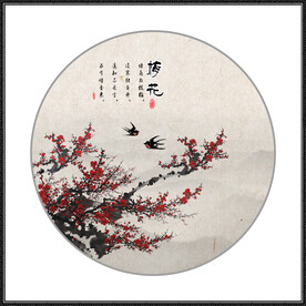 国画梅花