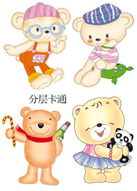 卡通小熊 