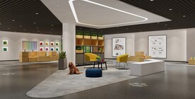 办公室休闲区效果图