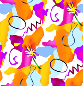 扎染花