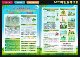 世界环境日宣传单