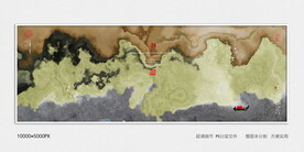 茶室水墨画