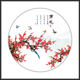 国画梅花