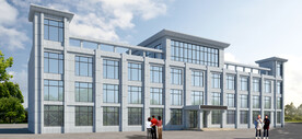 办公楼建筑外观设计案例效果图
