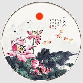 水墨荷花