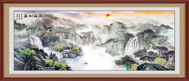 国画山水画