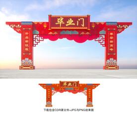毕业门