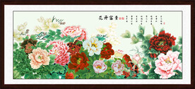 花开富贵牡丹图