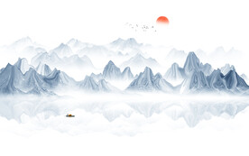 禅意山水画