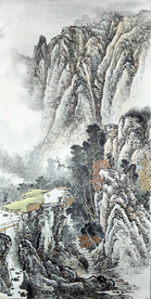 国画山水 