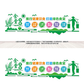 食堂餐厅文化墙