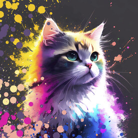 可爱的小猫
