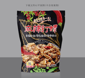 香辣钉螺包装