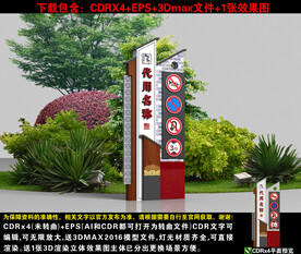 景区指示牌