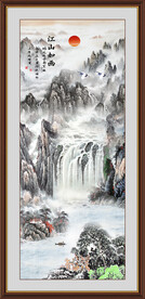 玄关山水画