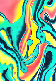 多巴胺炫彩抽象肌理