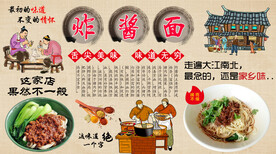 炸酱面背景墙