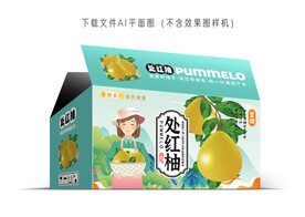 处红柚包装