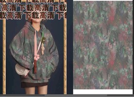  抽象花