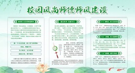 校园师风师德建设宣传栏