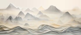 中堂山水画
