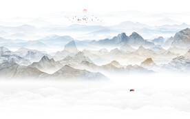 水墨山水画