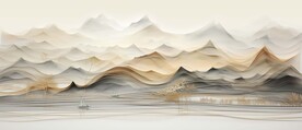 新中式国画山水装饰画