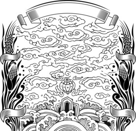 酿酒底纹