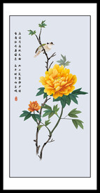 牡丹国画