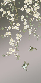 时尚花开复古典中国风玄关装饰画