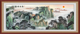 五岳独尊泰山日出