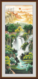 玄关山水画