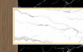 格栅大理石纹背景墙