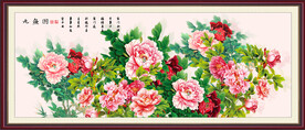 花开富贵牡丹图