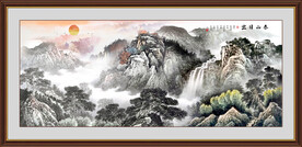 泰山日出图