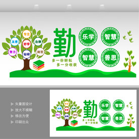 校园标语文化墙