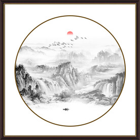 新中式山水画