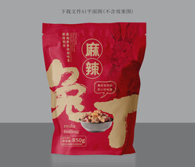 麻辣兔丁包装