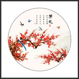 国画梅花