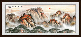 五岳独尊泰山图