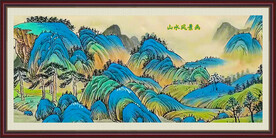 工笔山水画