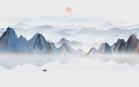 抽象水墨画