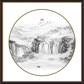 新中式山水画
