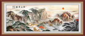 五岳独尊泰山日出